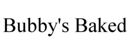 BUBBY'S BAKED trademark