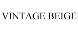 VINTAGE BEIGE trademark