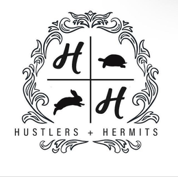HH HUSTLERS + HERMITS trademark