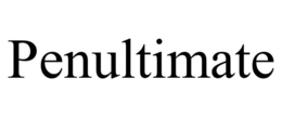 PENULTIMATE trademark