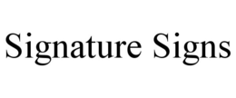SIGNATURE SIGNS trademark