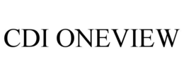 CDI ONEVIEW trademark