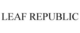 LEAF REPUBLIC trademark