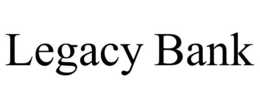 LEGACY BANK trademark