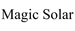 MAGIC SOLAR trademark