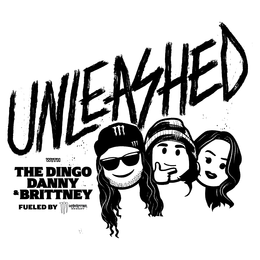 UNLEASHED WITH THE DINGO DANNY & BRITTNEY FUELED BY M MONSTER ENERGY trademark