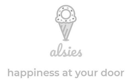 ALSIES HAPPINESS AT YOUR DOOR trademark