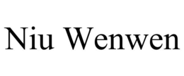 NIU WENWEN trademark