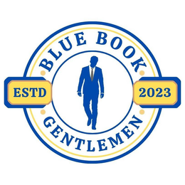 ·BLUE BOOK· ·GENTLEMEN· ESTD 2023 trademark
