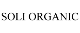 SOLI ORGANIC trademark