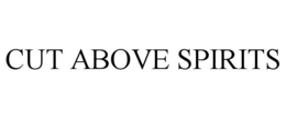 CUT ABOVE SPIRITS trademark