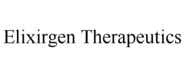 ELIXIRGEN THERAPEUTICS trademark