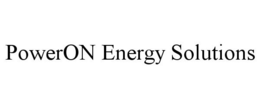 POWERON ENERGY SOLUTIONS trademark