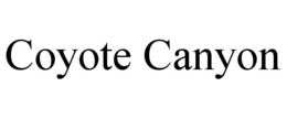 COYOTE CANYON trademark