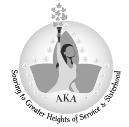 AKA SOARING TO GREATER HEIGHTS OF SERVICE & SISTERHOOD trademark
