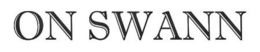 ON SWANN trademark