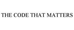 THE CODE THAT MATTERS trademark
