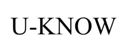 U-KNOW trademark
