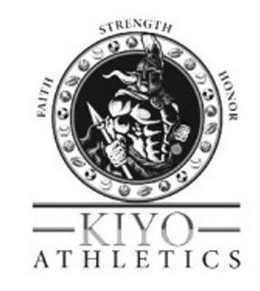 KIYO ATHLETICS FAITH STRENGTH HONOR trademark