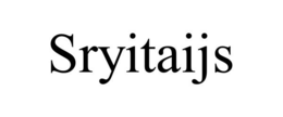 SRYITAIJS trademark