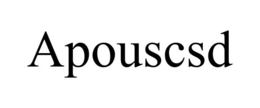 APOUSCSD trademark