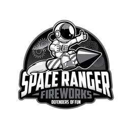 SPACE RANGER FIREWORKS DEFENDERS OF FUN trademark