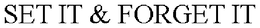 SET IT & FORGET IT trademark