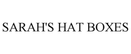 SARAH'S HAT BOXES trademark