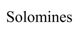 SOLOMINES trademark