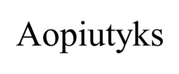 AOPIUTYKS trademark