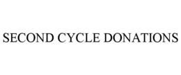 SECOND CYCLE DONATIONS trademark