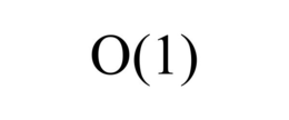 O(1) trademark