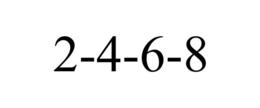 2-4-6-8 trademark