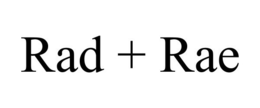 RAD + RAE trademark