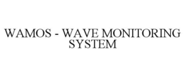 WAMOS - WAVE MONITORING SYSTEM trademark