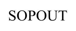 SOPOUT trademark