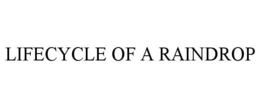 LIFECYCLE OF A RAINDROP trademark