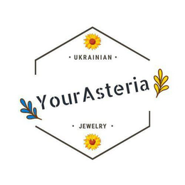 YOURASTERIA · UKRAINIAN · · JEWELRY · trademark