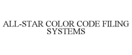 ALL-STAR COLOR CODE FILING SYSTEMS trademark