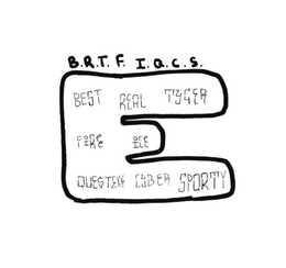 E BRTFIQCS BEST REAL TYGER FIRE ICE QUESTEXK CYBER SPORTY trademark