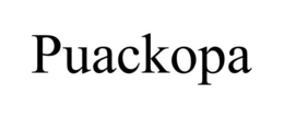 PUACKOPA trademark