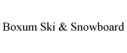 BOXUM SKI & SNOWBOARD trademark
