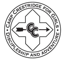 CC · CAMP CRESTRIDGE FOR GIRLS · DISCIPLESHIP AND ADVENTURE trademark