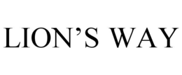 LION'S WAY trademark