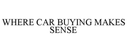 WHERE CAR BUYING MAKES SENSE trademark