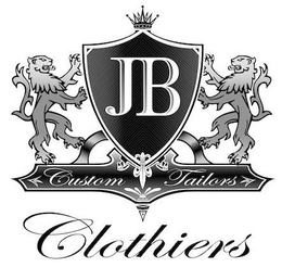 JB CUSTOM TAILORS CLOTHIERS trademark