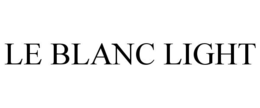LE BLANC LIGHT trademark