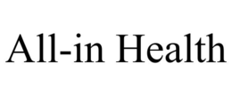 ALL-IN HEALTH trademark