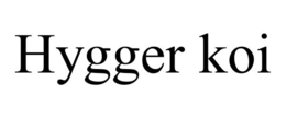 HYGGER KOI trademark