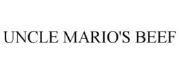 UNCLE MARIO'S BEEF trademark